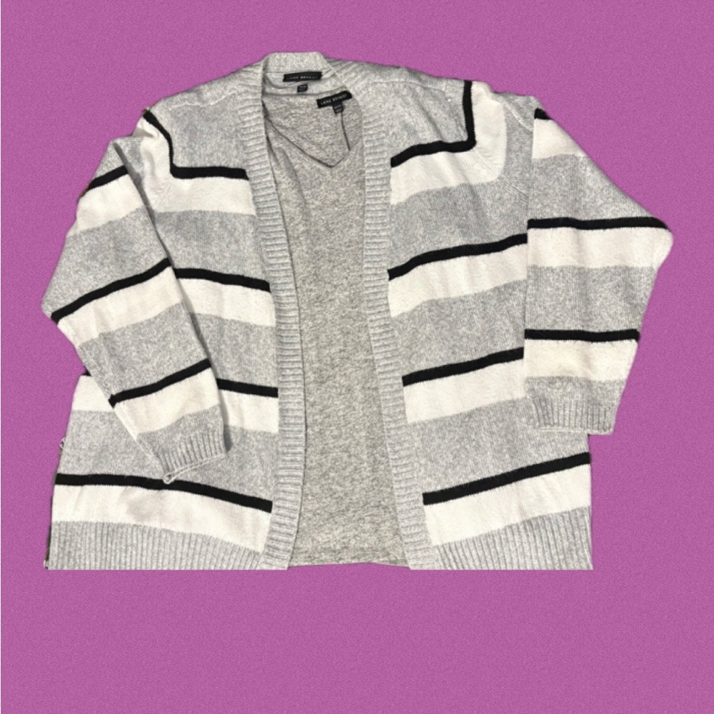 Lane Bryant Heather Gray Cardigan